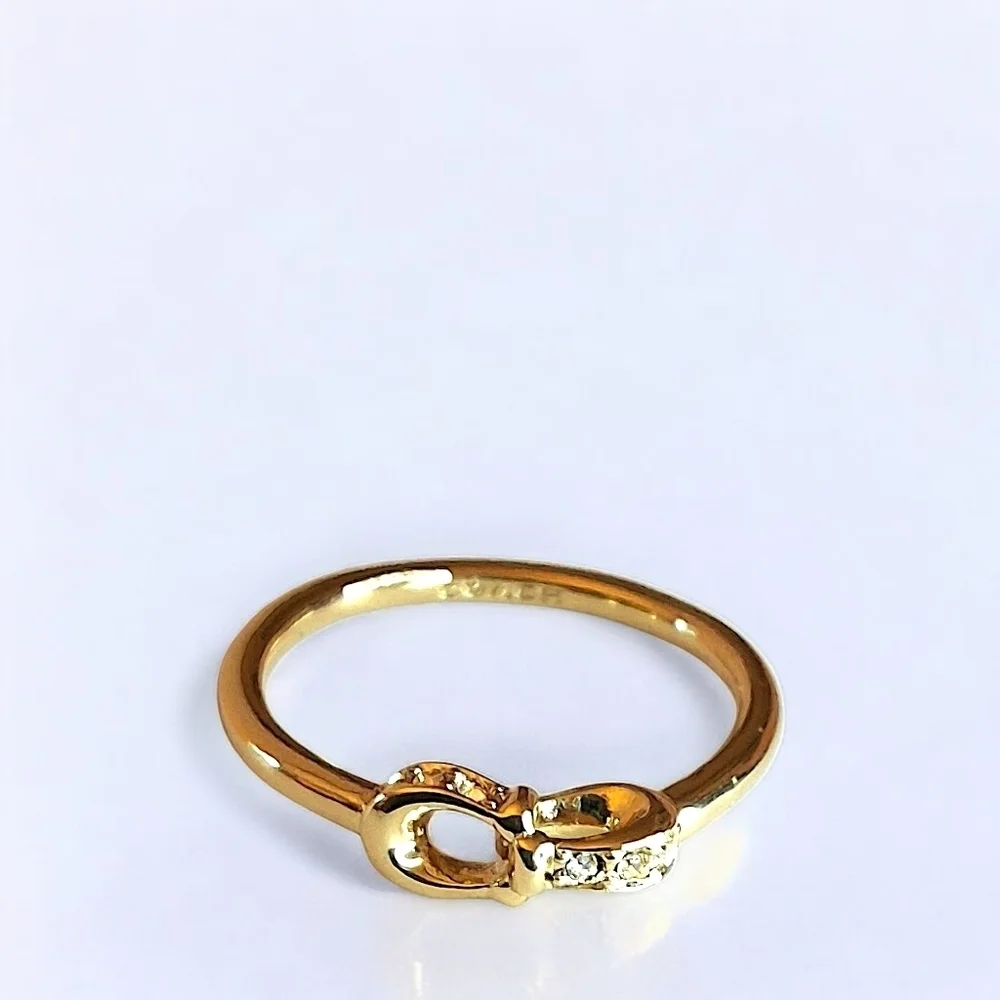 Coach Signature Turnlock Ring Trio – Size 7